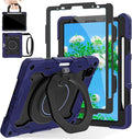ROISKIN for iPad Air 11 inch M4/M3/M2 Case, iPad Pro 11 inch 4th/3rd/2nd/1st Generation,iPad Air 5th/4th 10.9 inch Case,Heavy Duty Shockproof with 360 Stand Handle Shoulder Strap Pen Holder for Kids