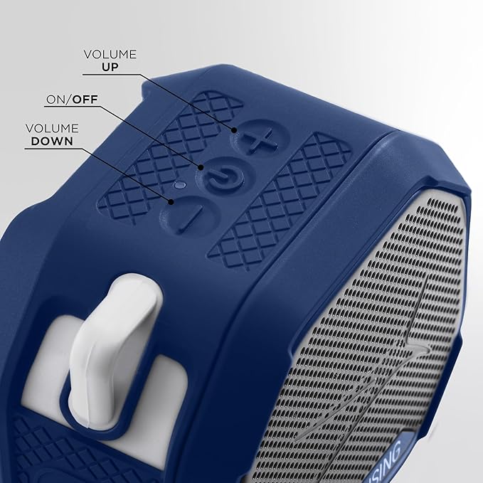 Altec Lansing HYDRATREK Magnetic Bluetooth Speaker, Waterproof IP67, Portable Speaker, True Wireless Pairing, USB-C Quick Charge, 3.7V 400mAh Battery, Voice Assistant, Perfect for Any Adventure