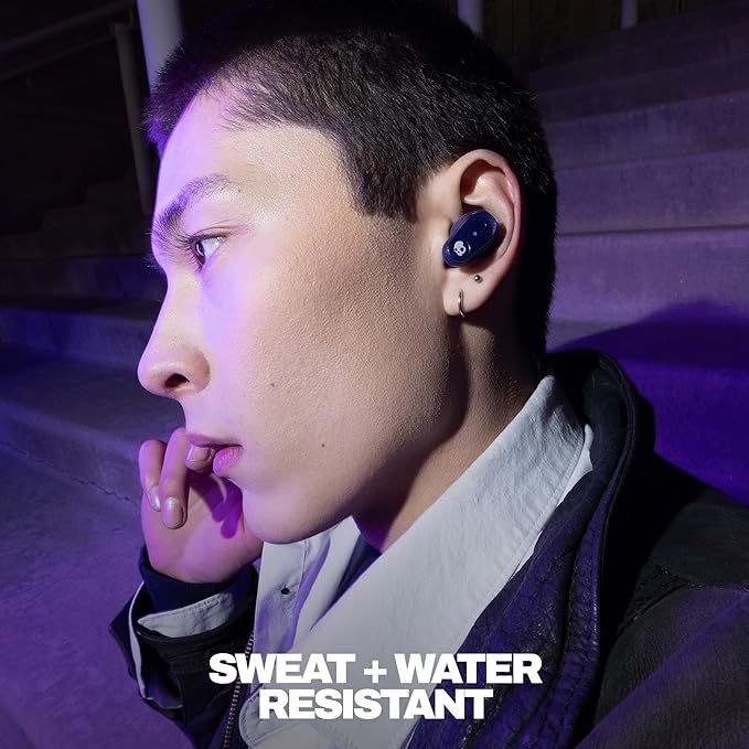 Skullcandy Method 360 ANC Wireless Earbuds, Sound by Bose, Bluetooth Headphones, Premium Noise Cancelling, Up to 40 Hrs Battery, Sweat and Water Resistant, Microphone for iPhone Android - Future