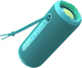 Bluetooth Bass Speaker 24W Loud Stereo Sound, Deep Bass, TWS Pairing, IPX7 Waterproof Dustproof,12H Playtime, RGB Light, Bluetooth Speakers Outdoor for Travel, Sport, Party, Biking (Teal)