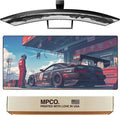MPCO. Original Large Gaming Desk Mat – 36" x 17" Duraglyde Manga Motors Sanjis-Supra Full Desk Mouse Pad for Smooth Precision – Non-Slip, Washable Extra-Large PC Mouse Pad for Gaming Sessions