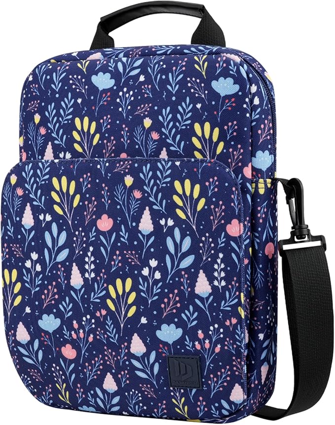 Dadanism 9-11 Inch Tablet Sleeve Bag Carrying Case with Shoulder Strap for iPad (A16) 11", iPad 10th Gen 10.9", iPad Air M4/Pro M5 11", iPad 9/8/7th 10.2", Galaxy Tab A11+ Plus 11", Night Blue