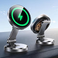 JOYROOM for MagSafe Car Mount Charger with Rotatable Charging Panel, Metal Magnetic Phone Holder, Wireless Charger for iPhone 16/15/14/13/12