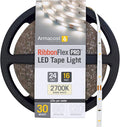 Armacost Lighting RibbonFlex Pro 24V White LED Strip Lights 30 LED/m, 2700K, 16.4 ft 134230