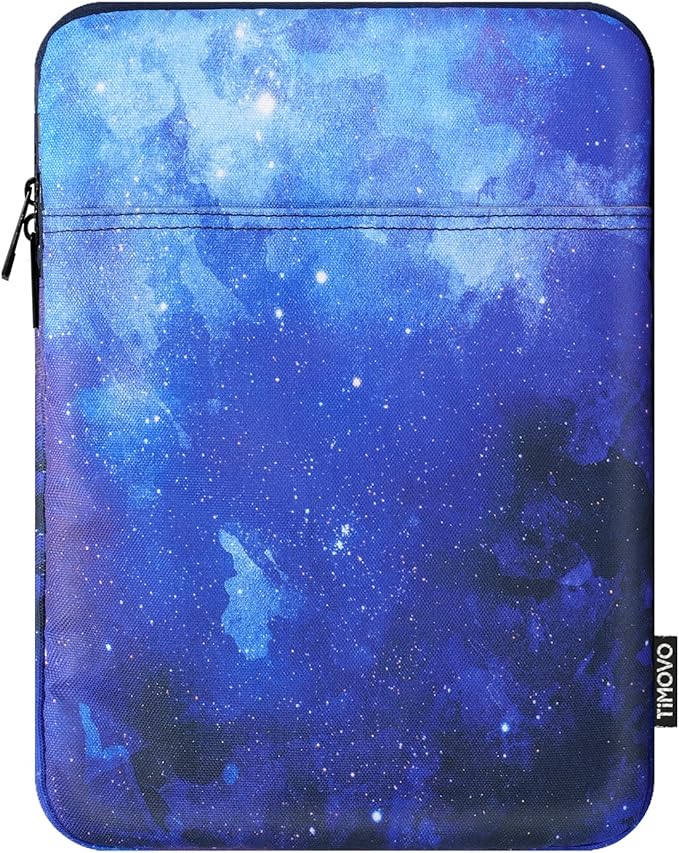 TiMOVO 9-11" Tablet Sleeve Bag for iPad 11-inch A16 2025, iPad 10.9"/10.2"| Air 11 Inch/5th/4th Gen. 10.9", Galaxy Tab A9+/A11Plus 11", Protective Bag Fit Smart Keyboard, Blue Starry Sky