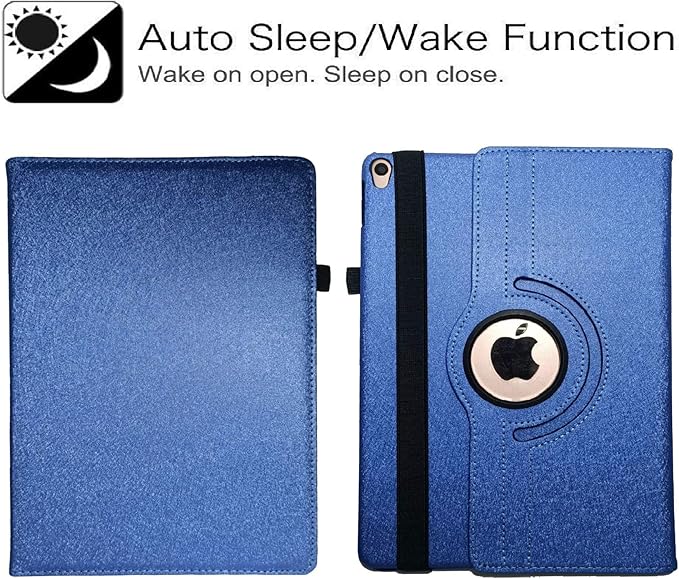 Case for iPad Air (3rd Gen) 10.5" 2019 / iPad Pro 10.5" 2017 Case,360 Degree Rotating Stand Protective Cover, Auto Sleep/Wake
