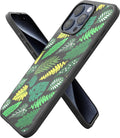 Smartish® iPhone 15 Pro Max Magnetic Case - Gripmunk Compatible with MagSafe [Lightweight + Protective] Slim/Thin Grip Cover with Microfiber Lining for Apple iPhone 15 Pro Max - Leaf Me Alone