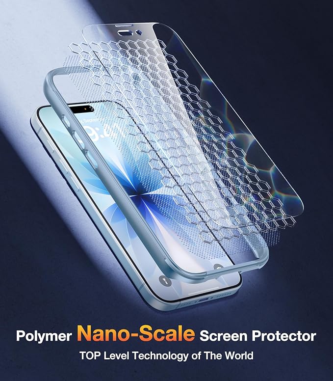 Diaclara Magnetic Designed for iPhone 17 Case 6.3 Inch Full Body Bumper,[Compatible with MagSafe] Military Drop Proof Cover with Built-in Touch Sensitive Anti-Scratch Screen Protector Blue