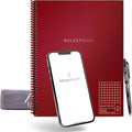 Rocketbook Matrix Smart Reusable Graph Paper Notebook, Digitally Connected, Isometric Notebook, Letter Size 8.5x11, Scarlet