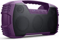 IPX7 Waterproof Outdoor Bluetooth Speaker, Wireless, 90W(Peak), 32H Playtime, Floating Design, Deep Bass & Loud Stereo Sound, Portable with Handle, Rugged for Pool, Beach, Kayaking, Hiking, Purple