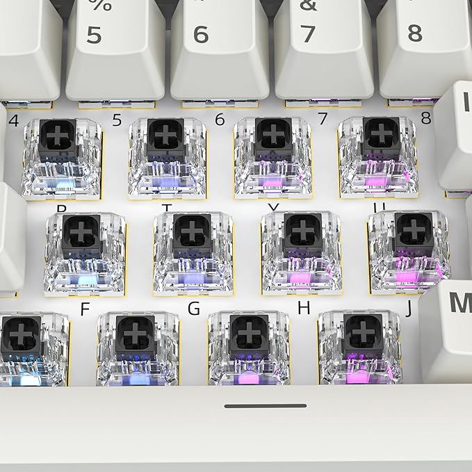 Kailh Box Black Switches for Mechanical Keyboard,3-Pin 60gf Linear/Factory Lubed/Dust&Waterproof Switches(Kailh Box Black,36Pcs)