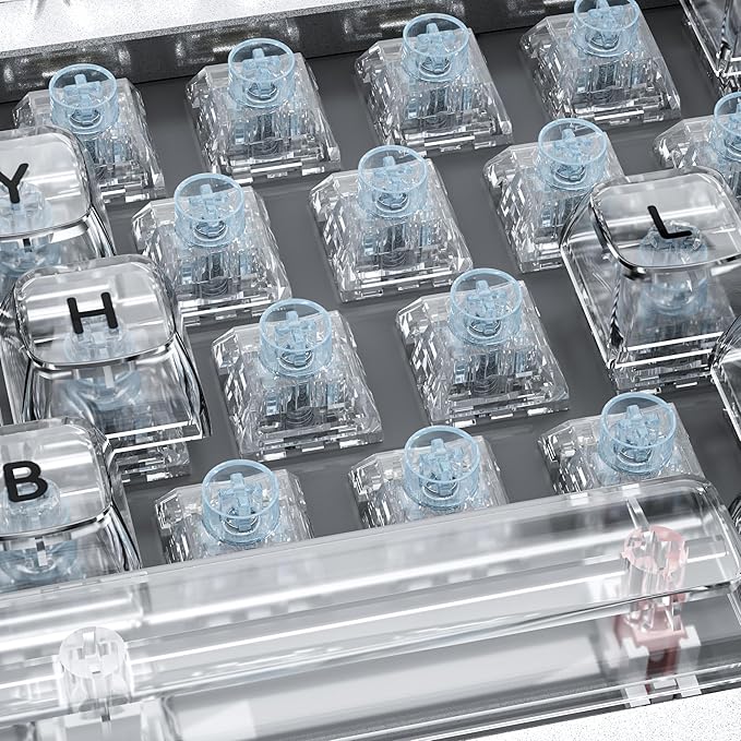 Kailh Box Jellyfish PRO Fully Transparent RGB Linear Mechanical Keyboard（Dream Jellyfish 36pcs）