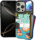Smartish® iPhone 16 Pro Wallet Case - Wallet Slayer Vol. 1 [Slim + Protective] Credit Card Holder - Drop Tested Hidden Credit Card Slot Cover for Apple iPhone 16 Pro - Custom Prints