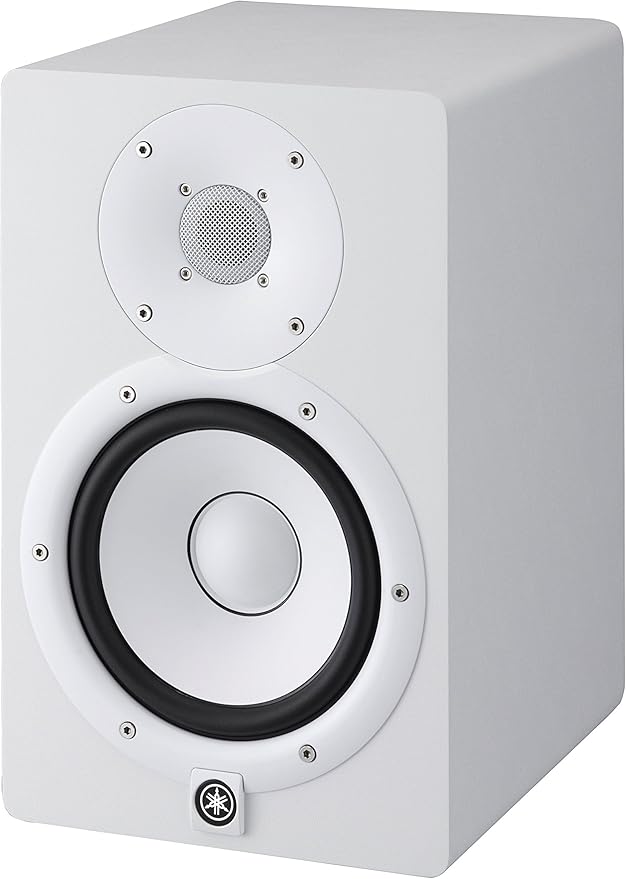YAMAHA HS7W 7-Inch Powered Studio Monitor Speaker, White (Pack of 2)