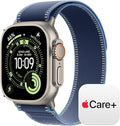 Apple Watch Ultra 3 [GPS + Cellular 49mm] Running & Multisport Smartwatch w/ Rugged Titanium Case w/ Blue/Bright Blue Trail Loop - S/M w/ AppleCare+ (2 years)