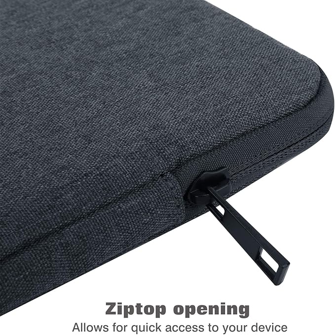 MoKo 9-11 Inch Tablet Sleeve Bag Carrying Case Fits New 11inch iPad Air M4, iPad A16 2025, iPad Pro 11 M4, Air 5/4/3, iPad 10/9/8th Gen, Tab S8/S9 11", Tablet Carrying Case, Space Gray | Carrying Case, Space Gray