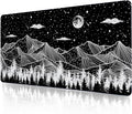 Lokigo Black Desk Pad, Office Desk Mat, Large Mouse Pad Gaming, Waterproof Laptop DeskPad for Office and Home, Black, 31.5" x 15.7"