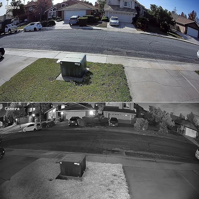 5MP PoE Camera with Mic, H.265 Outdoor Vandal Dome Security PoE IP Camera, AI Human Detection, 100ft IR Night Vision, 2.8mm Lens IP66 IK10 Resistance, 110° Wide Angle, PD54BA1-5M (Not PTZ)