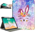for iPad Air 11-inch Case, iPad Air 5th/Air 4th Gen Case with Pencil Holder for iPad Pro 11 Inch 4th/3rd/2nd/1st Multi-Angle View Adjustable Stand Auto Wake Sleep Galaxy Purple Rabbit