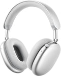 Picun F8 Pro Hybrid Active Noise Cancelling Headphones with Multiple Modes, Wireless Over-Ear Bluetooth Headphones, 140H Playtime, Customizable Sound, Head Tracking,Travel, Office (Silver)
