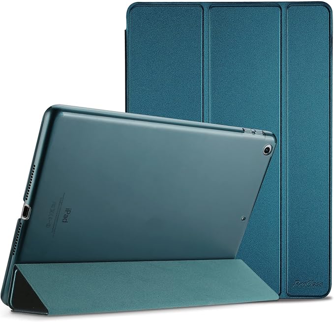 ProCase Smart Case for iPad 9.7 Inch iPad 6th/5th Generation 2018 2017(Model: A1893 A1954 A1822 A1823), Ultra Slim Lightweight Stand Cover with Translucent Frosted Back -Teal