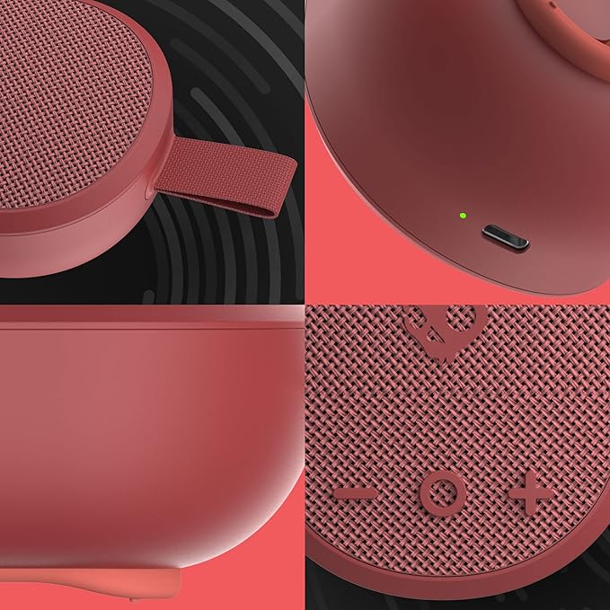 Skullcandy Ounce Wireless Bluetooth Speaker - IPX7 Waterproof Mini Portable Speaker with 16 Hour Battery, Downward Firing Passive Radiator, and Ballistic Nylon Carry Strap