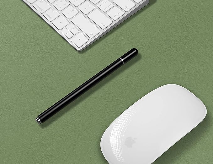 Leather Desk Pad Protector, Mouse Pad, Non-Slip Computer Mat for Desk, PU Leather Office Desk Mat for Home & Office, Waterproof Laptop Desk Blotter for Keyboard and Mouse, Olive Green (13.7''X23.6'')