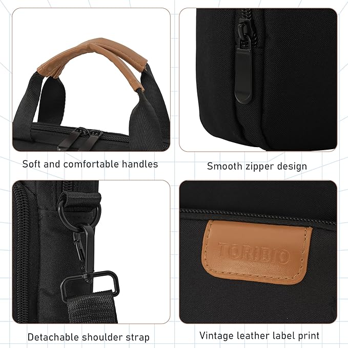 13.3-14 Inch Laptop Sleeve Bag, Padded Carrying Case for New MacBook Neo 13" (A18 Pro), MacBook Pro 14" M5/M4/M3/M2 14" /13", MacBook Air 13.6"/14" M5/M4/M3/M2 2026-2022, Surface Pro AI PC/9/8 13"