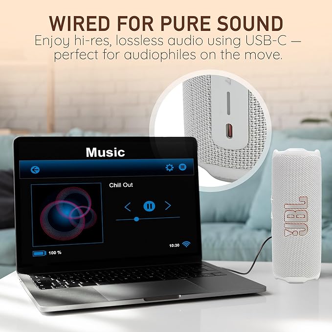 JBL Flip 7 Portable Bluetooth Speaker, IP68 Waterproof, Dustproof, Drop-Proof, PushLock System, AI Sound Boost, 16H Battery – Squad – Boomph's Comprehensive Ultimate Performance Cloth Solution