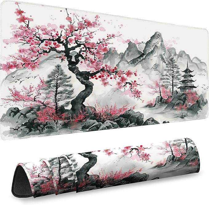 Extended Mouse Pad for Gaming & Office - 31.5"x11.8" Large Desk Mat with Smooth Surface and Stylish Design for PC, Home Office Decor, and Work