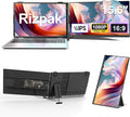 15.6" Laptop Screen Extender, Ultra-Slim FHD 1080P Portable Monitor, Detachable Dual Monitor Travel & Remote Work, Plug and Play for 13"-17.3" Laptops, for Windows/Mac/Android/Chrome