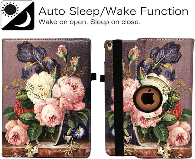 Case for iPad Air (3rd Gen) 10.5" 2019 / iPad Pro 10.5" 2017 Case,360 Degree Rotating Stand Protective Cover, Auto Sleep/Wake