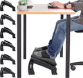 Foot Rest for Under Desk, Foot Stool with Removable Memory Foam Cushion, Leg Rest for Office & Home Work (JDTJ-RD)