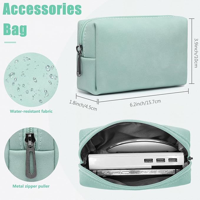 HYZUO 13.3-14 Inch Laptop Sleeve Case with Stand Feature for MacBook Pro 14 M5/M4/M3/M2/M1 2026-2021, MacBook Pro/Air 13.3, 13.5" 13.8" Surface Laptop, HP Spectre X360 13/14, Mint Green