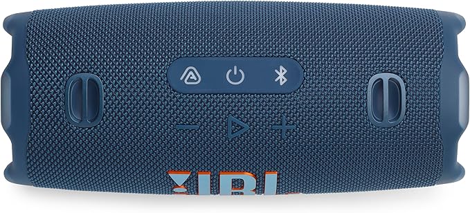 JBL Charge 6 - Portable Waterproof & Drop-Proof Bluetooth Speaker, Bold JBL Pro Sound with AI Sound Boost, 28Hrs of Playtime, Built-in powerbank & Comes with a Sturdy/Removable Carrying Strap (Blue)