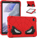 AKABEILA Compatible with Samsung Galaxy Tab A7 Lite 8.7 inch T225/T220(2021) Tablet Case，Lightweight Shockproof Rugged Protective Cover with Kickstand for Kids Children Boys Babies Red Black