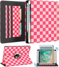 Kidcube for iPad 5th Generation Case 2017/Air 1st 2013/Pro 9.7 Inch Case 2016 - Women Girls Kids Cute Rotating Stand Folio Cover with Pencil Holder & Card Slot Girly Pretty Unique Teens Design Cover