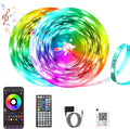 GANZQH Led Lights for Bedroom 150FT Music Sync Color Changing Led Strip Lights with Remote and App Control, RGB Led Lights for Room, Christmas Decor (2 * 75FT)