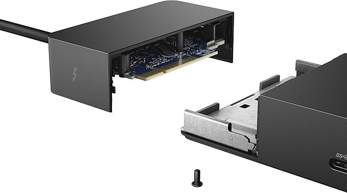 Dell WD19TB Thunderbolt Docking Station with 180W AC Power Adapter (130W Power Delivery), Black