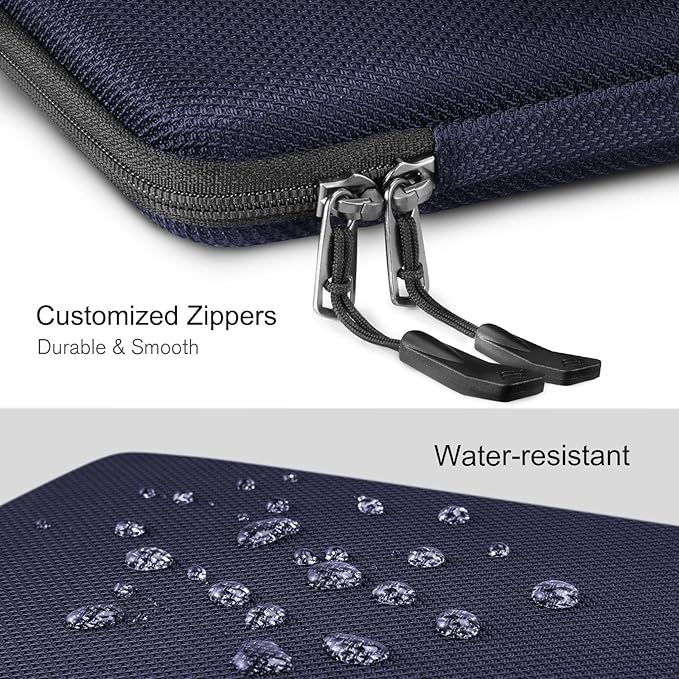 FINPAC Hard Laptop Sleeve Case for MacBook Neo A18 Pro, 13 inch MacBook Air 2026 M5/M4/M3/M2/M1, 14 inch MacBook Pro 2026 M5/M4/M3/M2 Pro/Max, Waterproof Case for Dell, Surface Laptop, Acer, Deep Blue