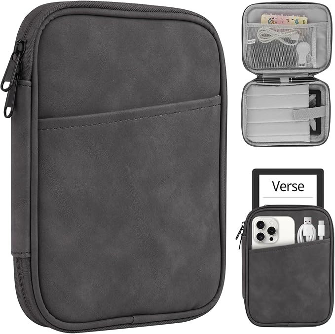 HoYiXi Universal Sleeve Bag for 7-8 inch Tablet Fire HD 8/Fire HD 8 Plus Compatible iPad mini (6th Gen) 8.3" 2021, iPad mini 5/4/3/2/1, Tab A8, 7"-8" inch Android Tablet Sleeve Case -Grey