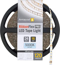 Armacost Lighting RibbonFlex Pro 24V White LED Strip Lights 120 LED/m, 5000K, 16.4 ft 166230