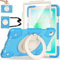 Andnary Case for Samsung Galaxy Tab A11+ Plus/A9+ 11 Inch 2025/2023, Tablet Case for Samsung Galaxy A9 Plus/A11+ with Screen Protector/360° Rotating Stand/Pen Holder/Shoulder Strap (Blue)
