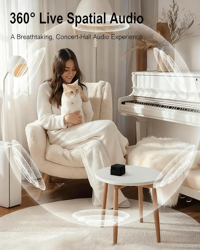Portable Bluetooth Speakers Wireless, IPX6 Waterproof & Dustproof Small Portable Speaker, High Loud Stereo Sound, Built-in Mic, TWS Pairing, with Storage Box, Easy for Carry/Outdoor/Travel (Black)