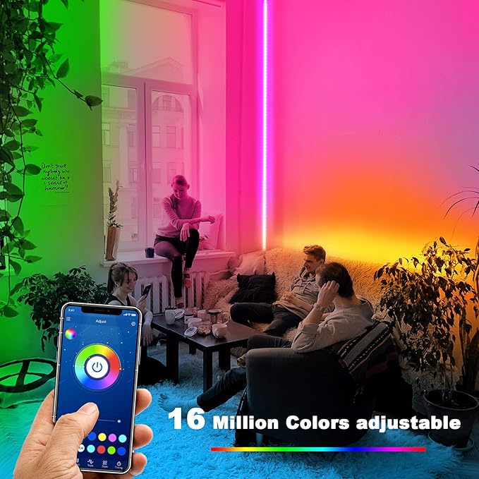 dalattin Led Lights for Bedroom 32.8ft Dalattin 1 Roll Smart RGB Led Strip Lights Sync to Music Color Changing Dorm Lights 5050 with App Control Remote for Room Kitchen Party