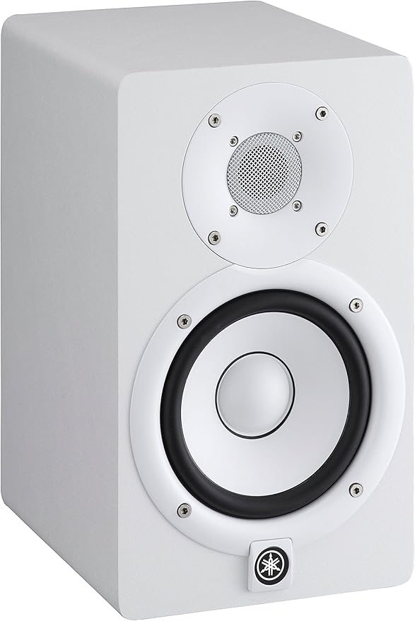 YAMAHA HS7W 7-Inch Powered Studio Monitor Speaker, White (Pack of 2)