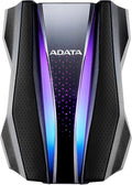 ADATA HD770G 1TB RGB USB 3.2 IP68 Waterproof Dropproof Dustproof External Portable HDD Black (AHD770G-1TU32G1-CBK)