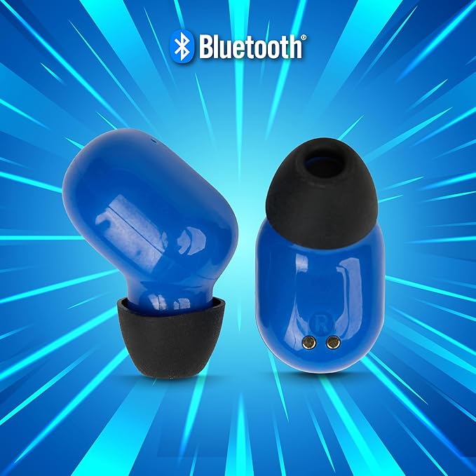 Sonic The Hedgehog Wireless Earbuds, True Wireless Bluetooth Earbuds, in-Ear Headphones with Active Noise Cancelling and Charging Case (Sonic The Hedgehog)