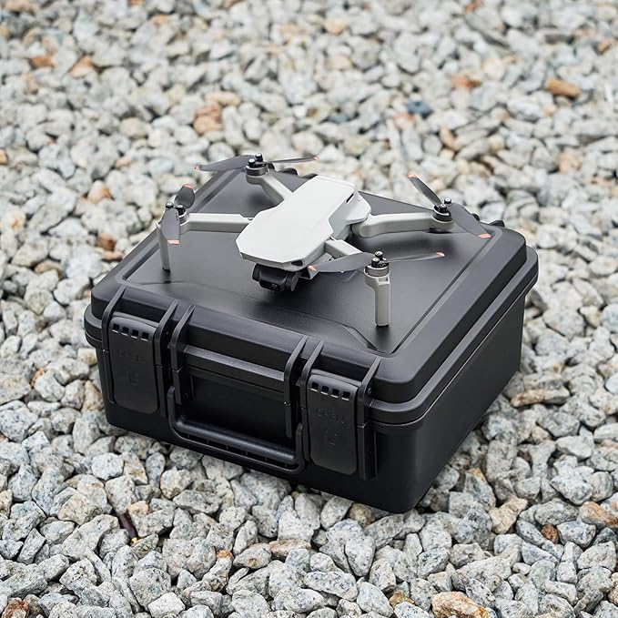 HeiyRC Mini 2 SE 4K Case, Waterproof Carrying Hard Case Hardshell Portable Travel Box for DJI Mavic Mini 2 SE/4K/2 Fly More Combo for Specta Drone Accessories