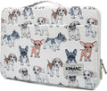 Kinmac Dogs 360° Protective Laptop Sleeve with Handle Computer Case Bag for Surface Pro,MacBook Pro 13",MacBook 12",New MacBook Air 13" Retina and iPad pro 12.9